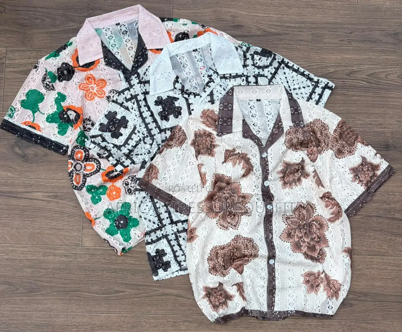 Shein Crochet Style Shirts Premium Cotton Collection