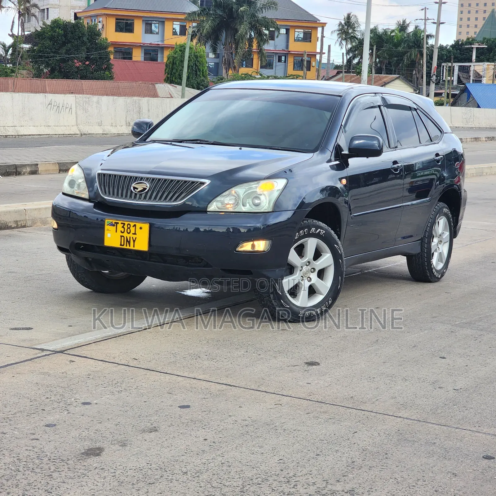 Toyota Harrier 2007 Blue
