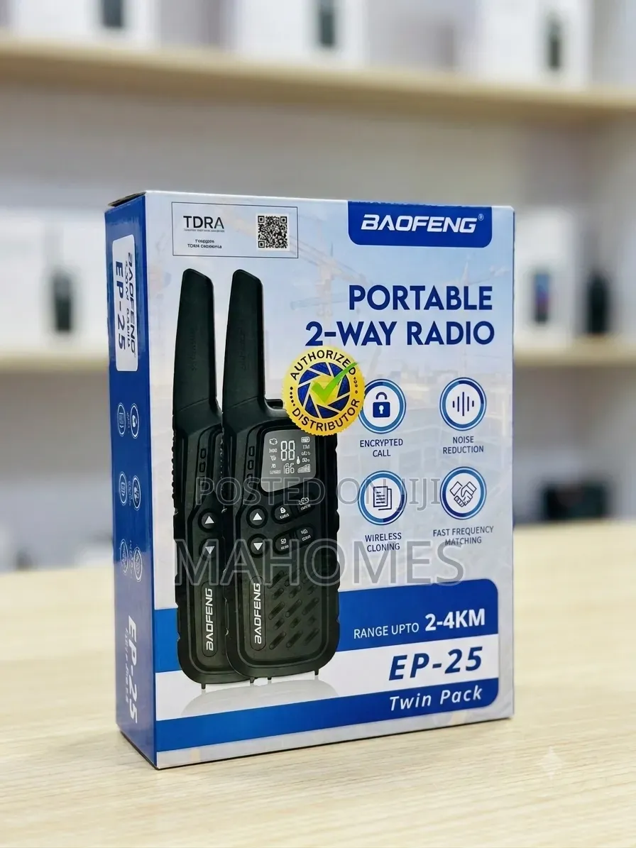 EP-25 Portable 2-Way Radio Twin Packs