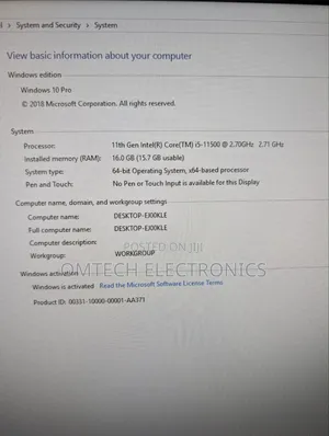 Desktop Computer Dell 16GB Intel Core i5 SSD 256GB