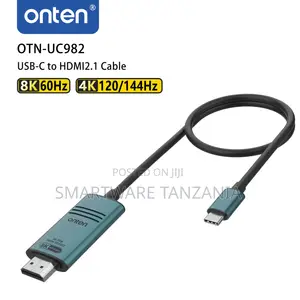 Onten USB-C to HDMI 2.1 Cable, at 60Hz, at 120/144Hz, 2m Length