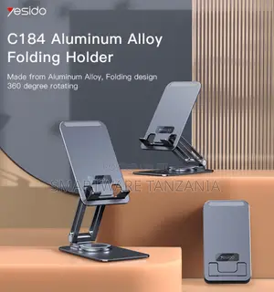 Yesido Desktop Stand, Full Aluminum Alloy, 360-Degree Rotation
