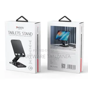 Yesido 360° Rotating Stand for Tablets and Phones, Adjustable Height