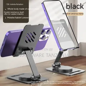 Yesido 360° Rotating Stand for Tablets and Phones, Adjustable Height