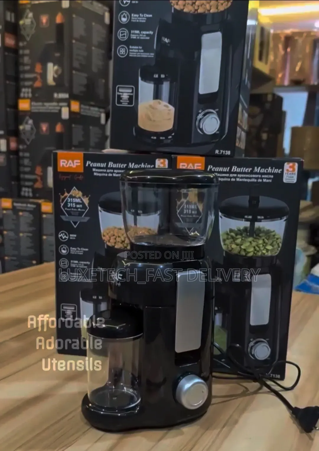 RAF R.7138 Electric Peanut Butter Machine – Nut Grinder