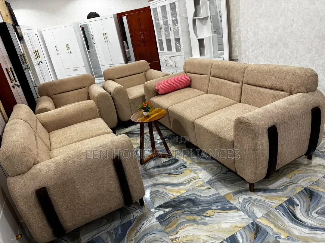 Sofa Luxury Fiber Color Brown