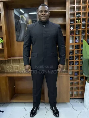 Th Collarless Suit