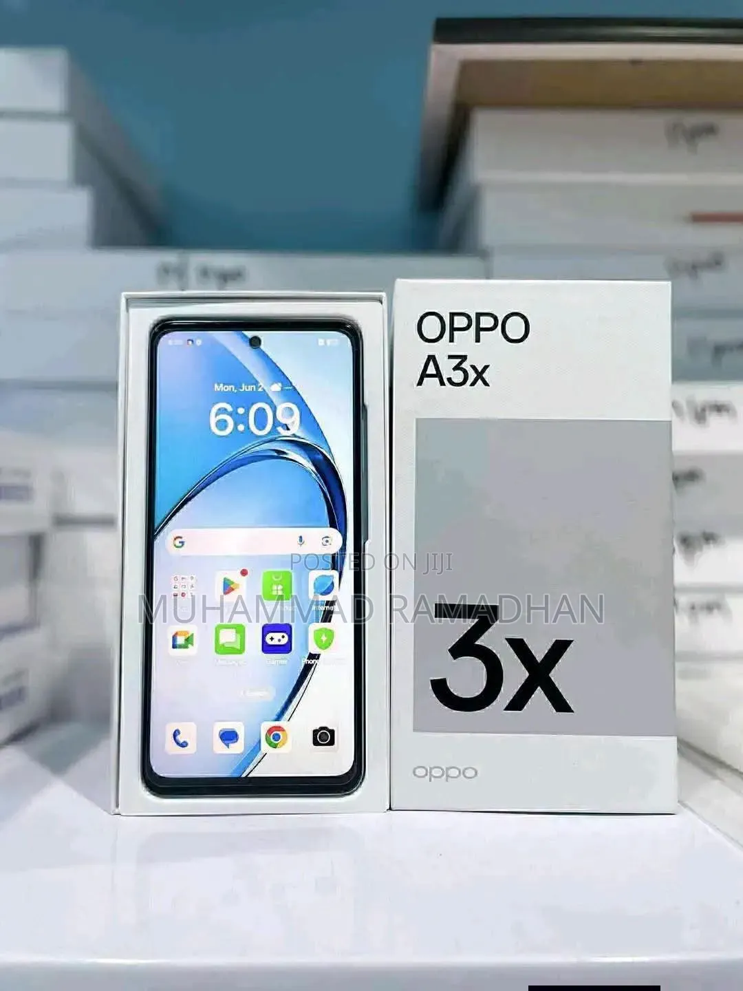 New Oppo A3x 128 GB Blue