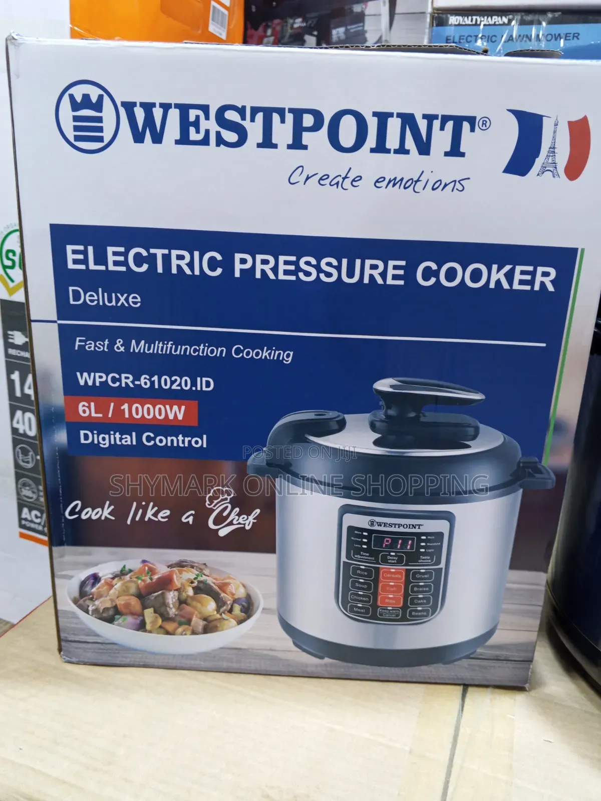 Westpoint Deluxe Electric Pressure Cooker (Model: WPCR-61020.ID)