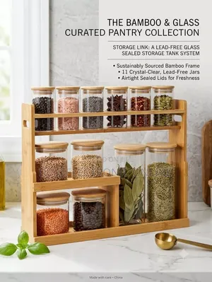Canisters Za Kioo 12pcs Per Set Tsh.95,000/=