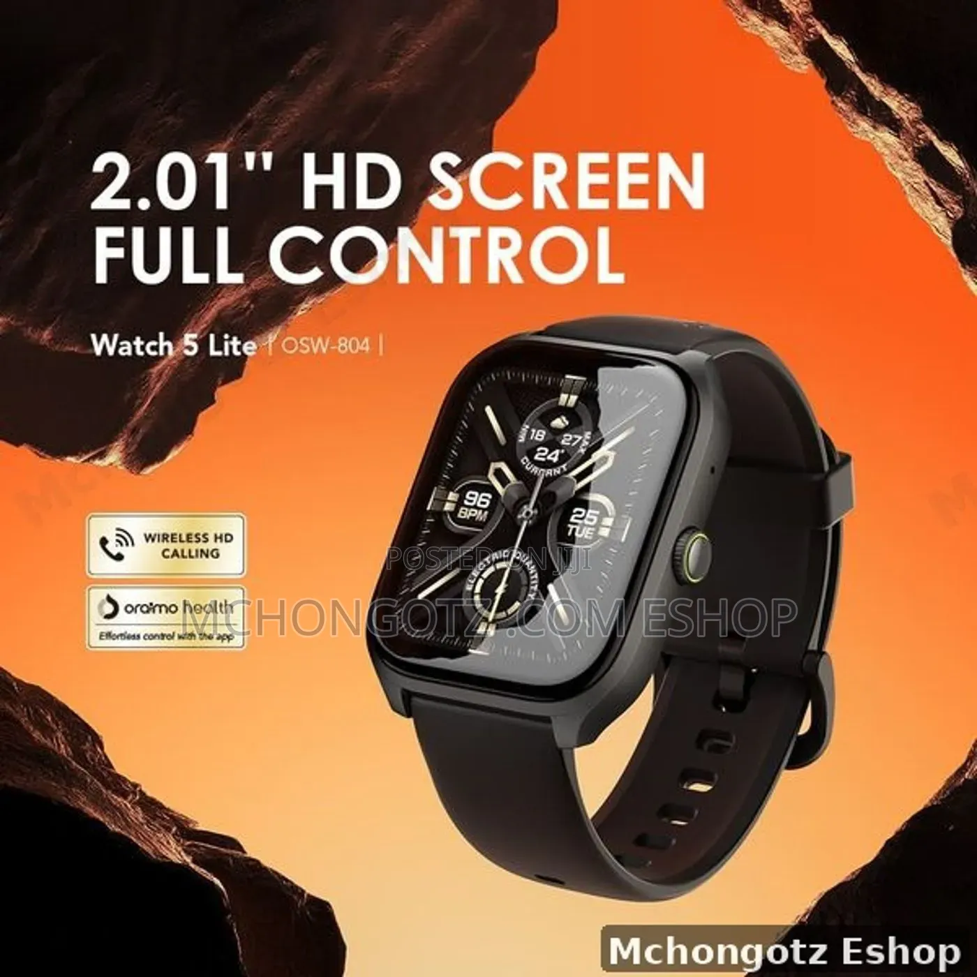Oraimo Watch 5 Lite OSW-804 Smart Watch 2.01 Inch IP68