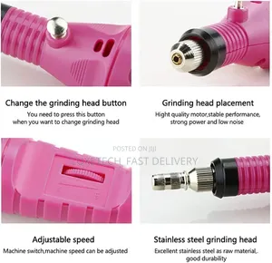 Portable Electric Nail Drill Kit E-File Machine - Manicure, Pedicure