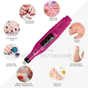 Portable Electric Nail Drill Kit E-File Machine - Manicure, Pedicure