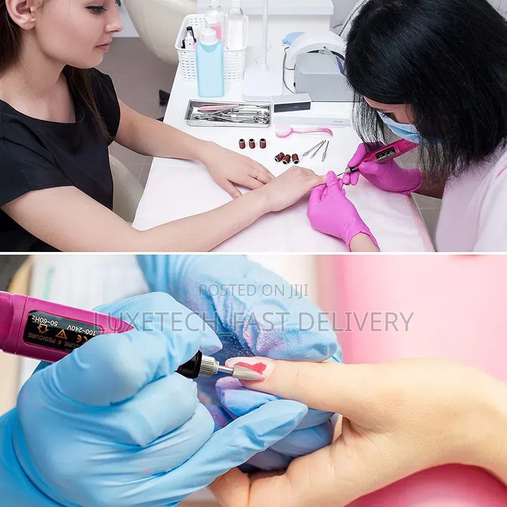 Portable Electric Nail Drill Kit E-File Machine - Manicure, Pedicure