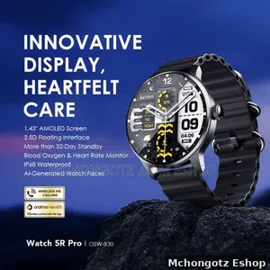 Oraimo Watch 5R Pro OSW-830 AMOLED Smart Watch 1.43 Inch IP68