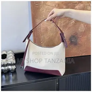 Woven Canvas Hobo Bag