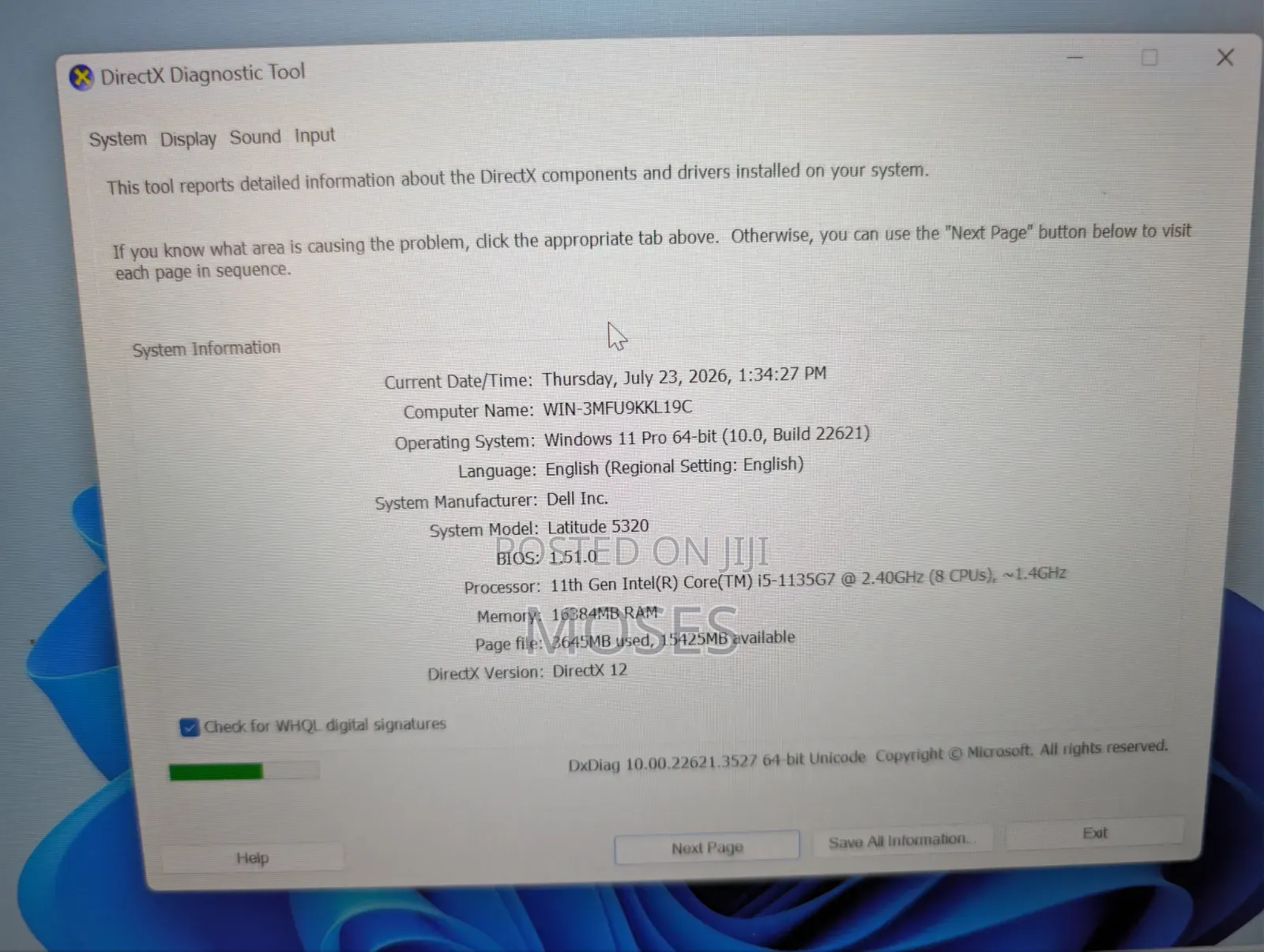Laptop Dell Latitude 5320 16GB Intel Core i5 SSD 256GB