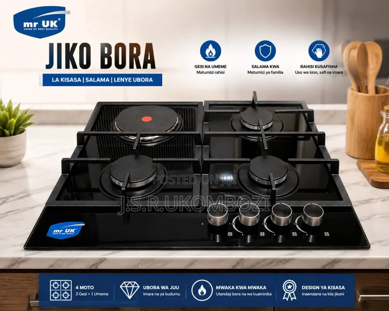 MrUK COOCKERs.3 GAS 1 ELECTRIC