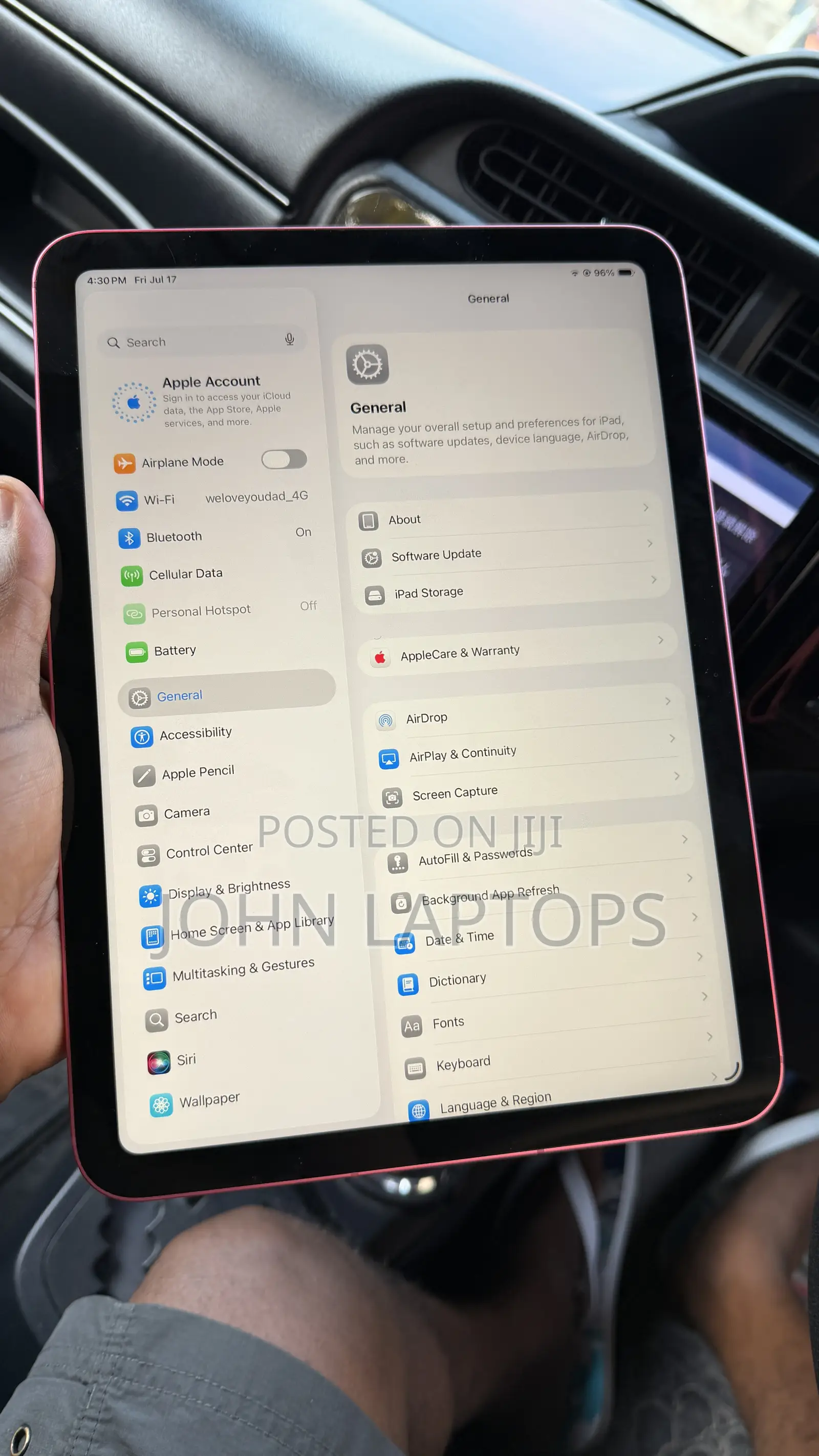 Apple iPad (2025) 128 GB Pink