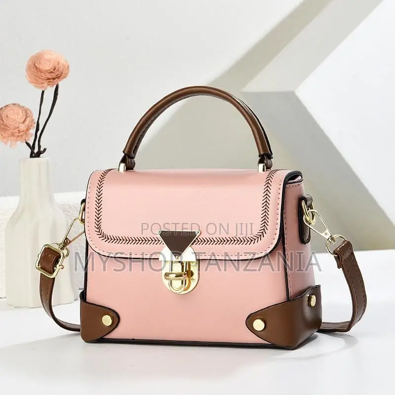 Pink Gleam N Glam Boxy Handbag