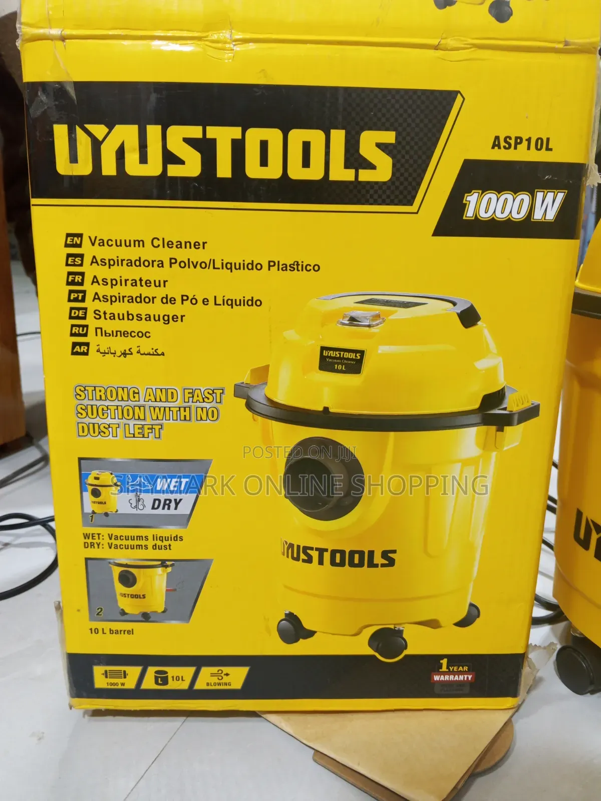 Uyustools Vaccum Cleaner 10L Capacity