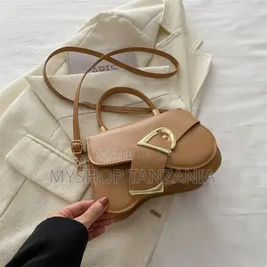 Brown Flap Satchel Bag