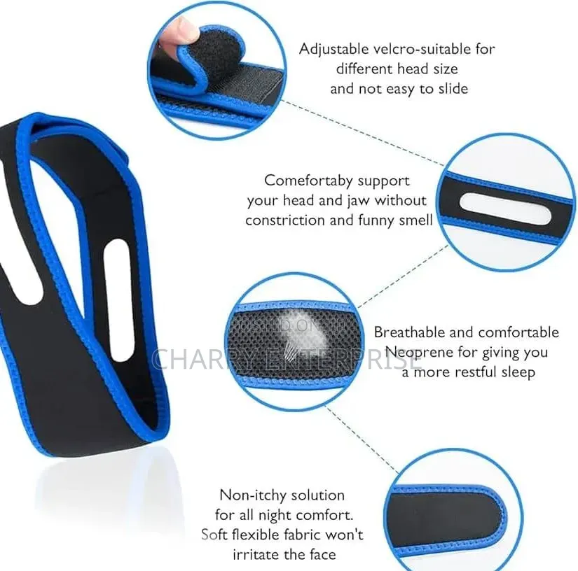 ZBAND ANTI SNORING CHIN STRAP Inapunguza Kukoroma Wakati Wa Kulala