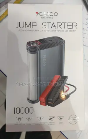 Yesido 10000mAh Portable Car Jump Starter Power Bank With Clamps