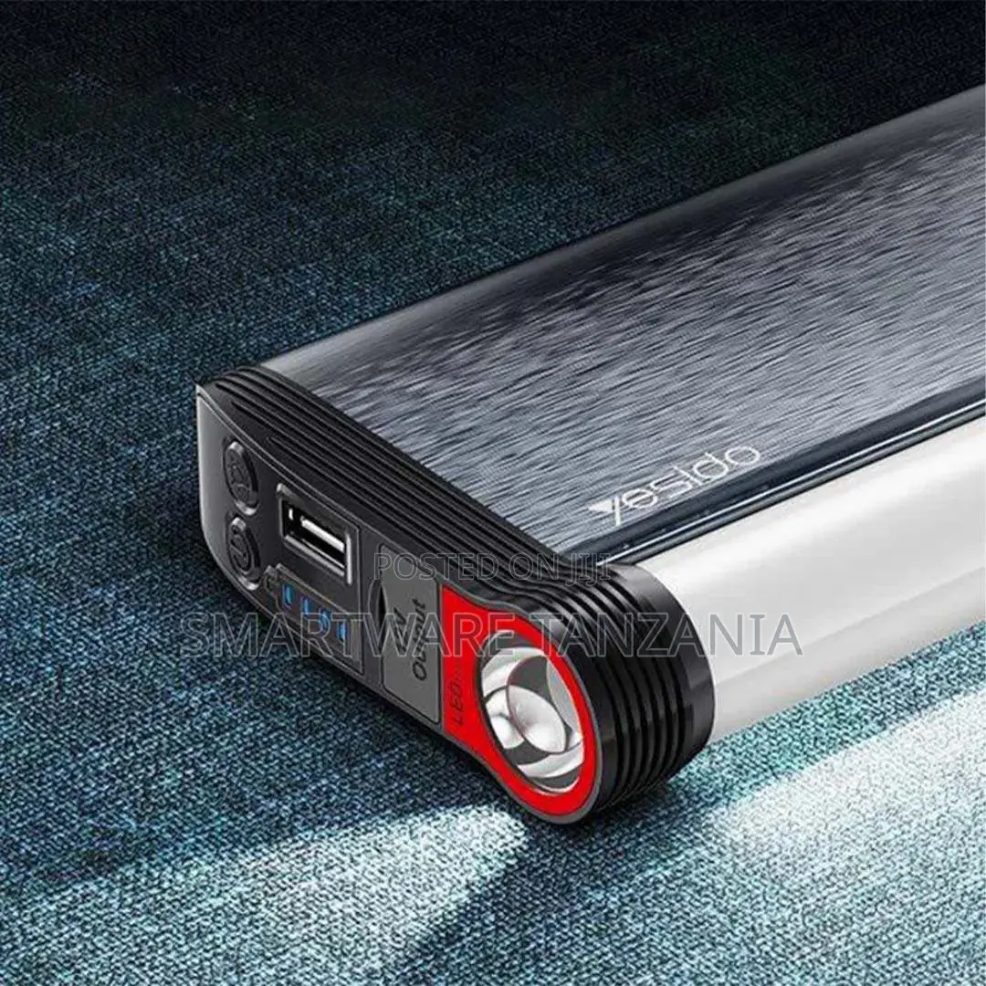 Yesido 10000mAh Portable Car Jump Starter Power Bank With Clamps