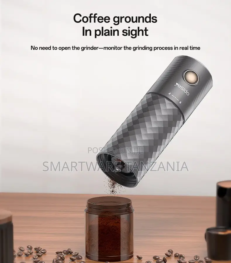 Yesido Electric Coffee Grinder, Portable 25W Grinder for Home Travel