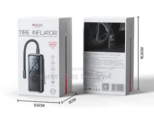 Yesido VC17 Tire Inflator 5000mAh Cordless Pump With 350kPa Pressure