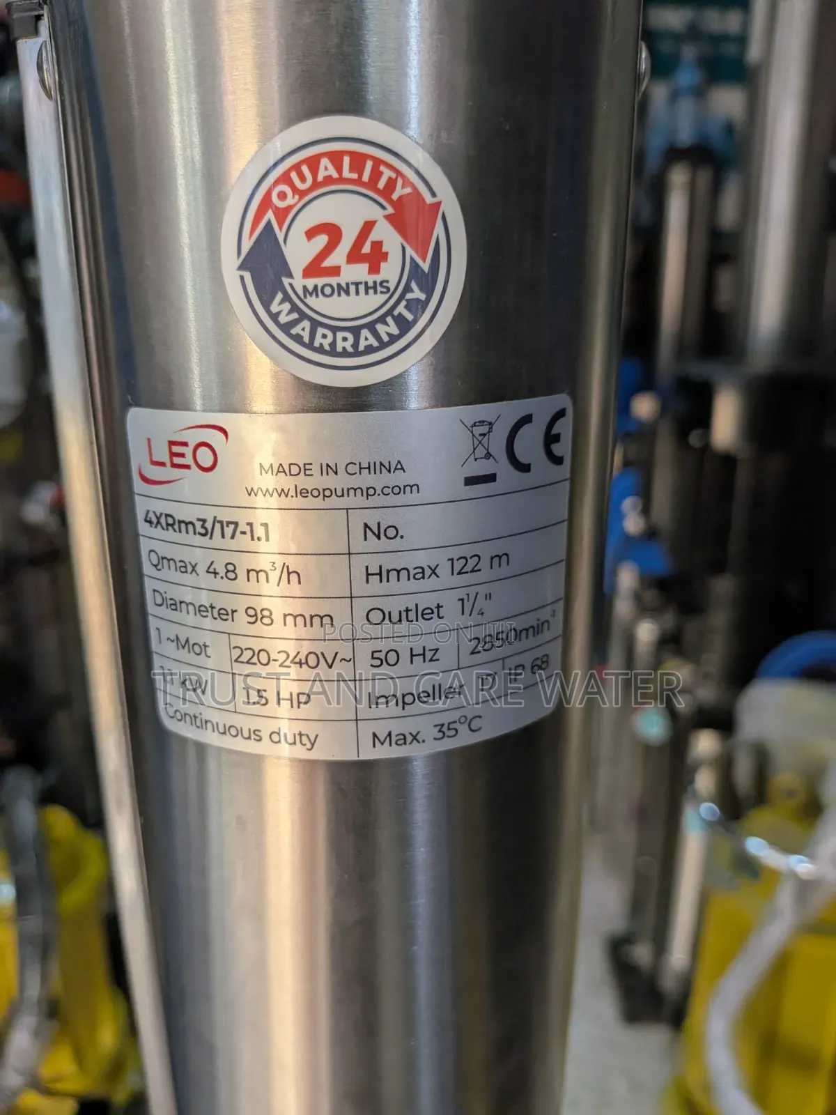 LEO Submersible Pump 1.5Hp