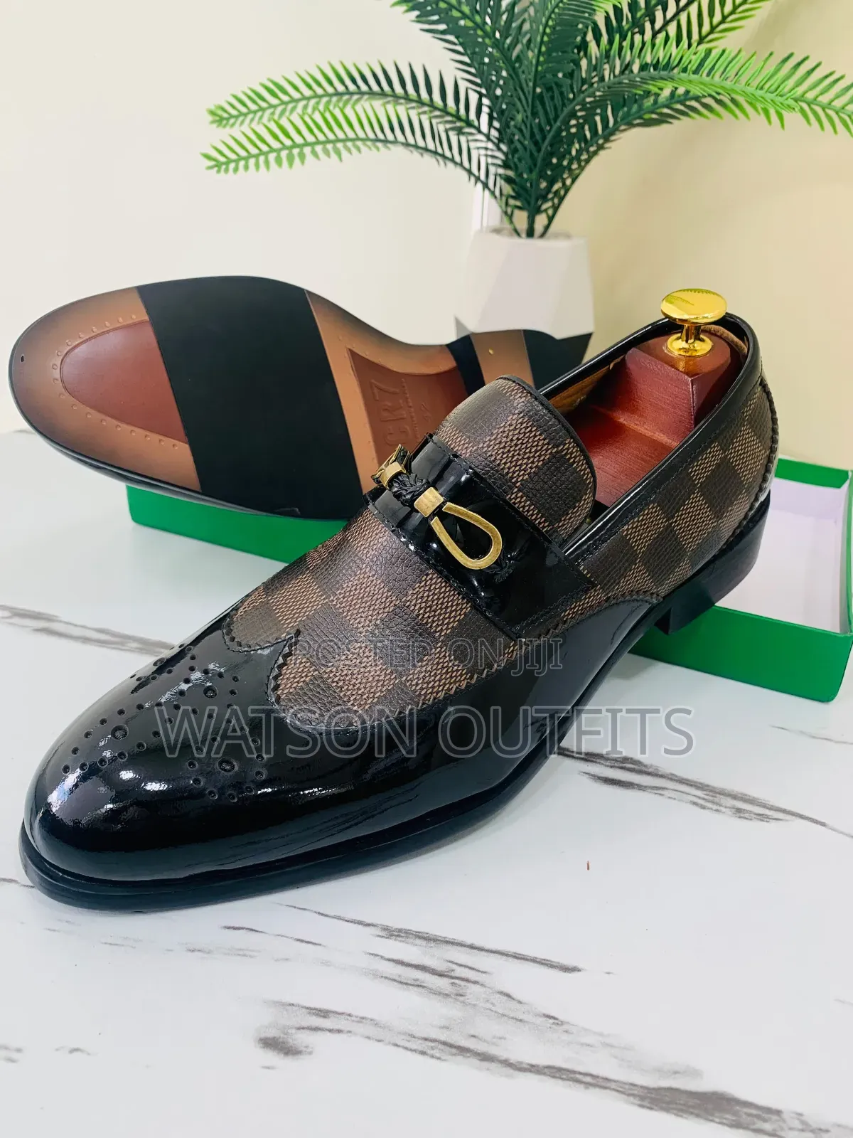 2 Colours 2 Brands CR7 ALDO MEN'S LEATHER SHOES or Original Mocca