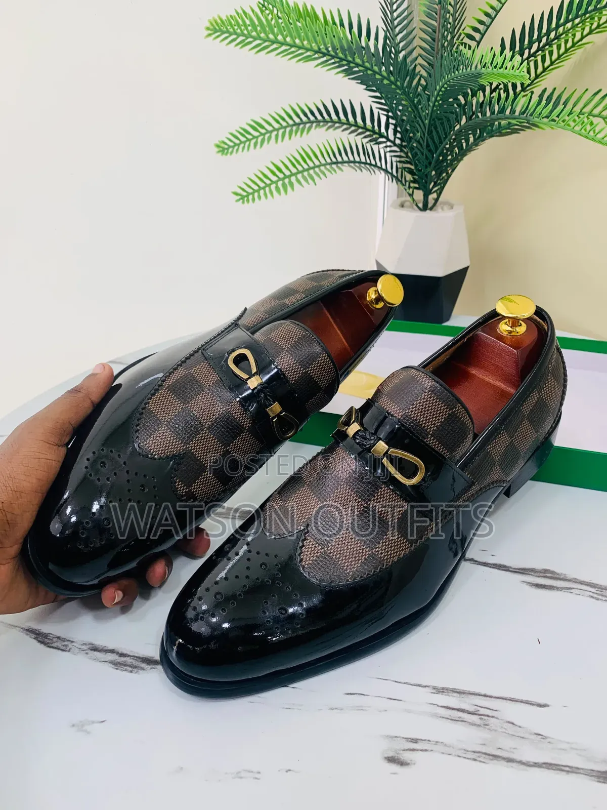 2 Colours 2 Brands CR7 ALDO MEN'S LEATHER SHOES or Original Mocca