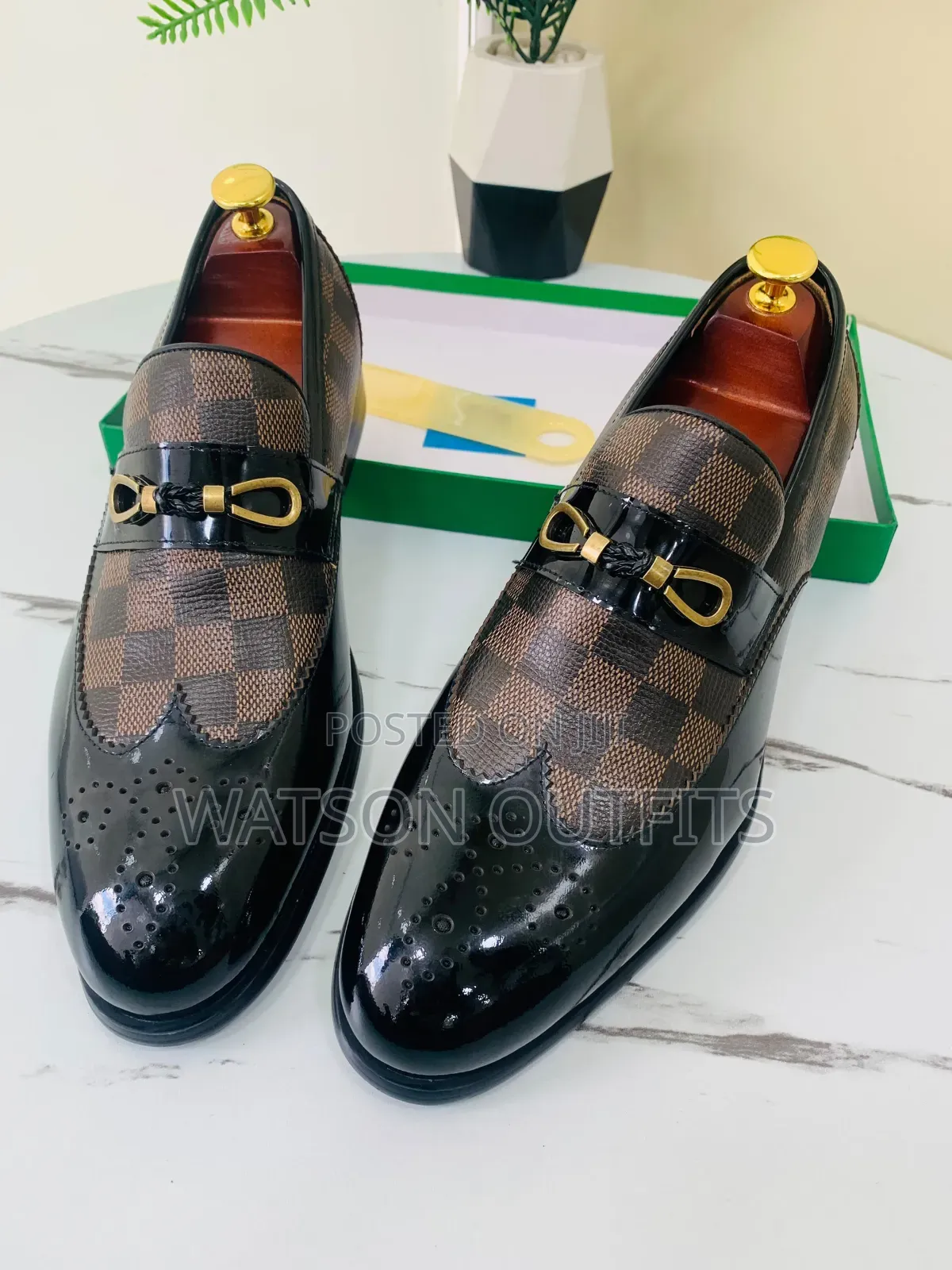 2 Colours 2 Brands CR7 ALDO MEN'S LEATHER SHOES or Original Mocca