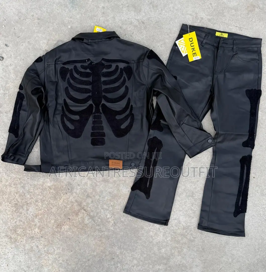Gothic Skeleton Sequin Demin Set Collection