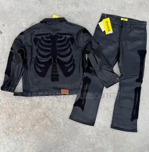 Gothic Skeleton Sequin Demin Set Collection