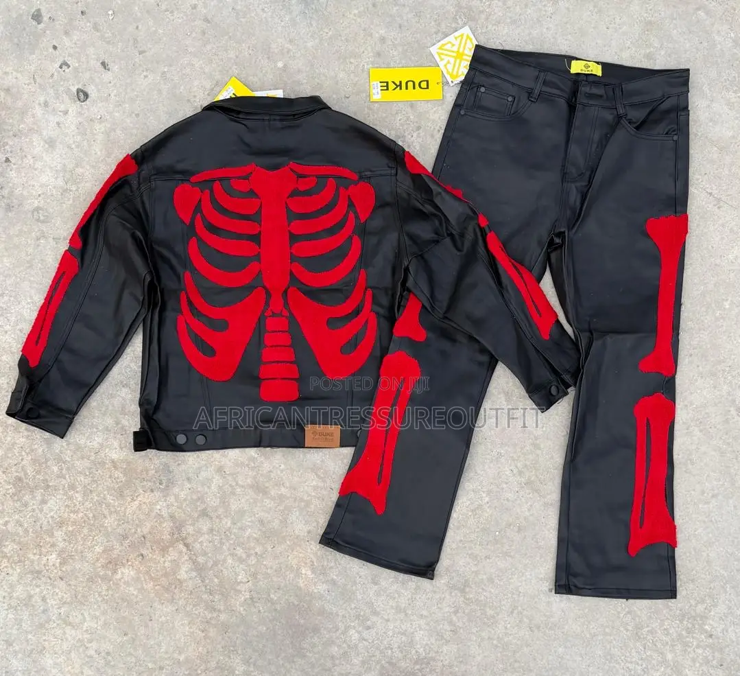 Gothic Skeleton Sequin Demin Set Collection