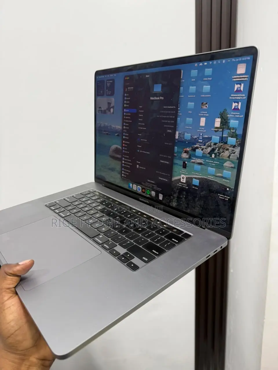 Laptop Apple MacBook Pro 2019 16GB Intel Core i9 SSD 1T