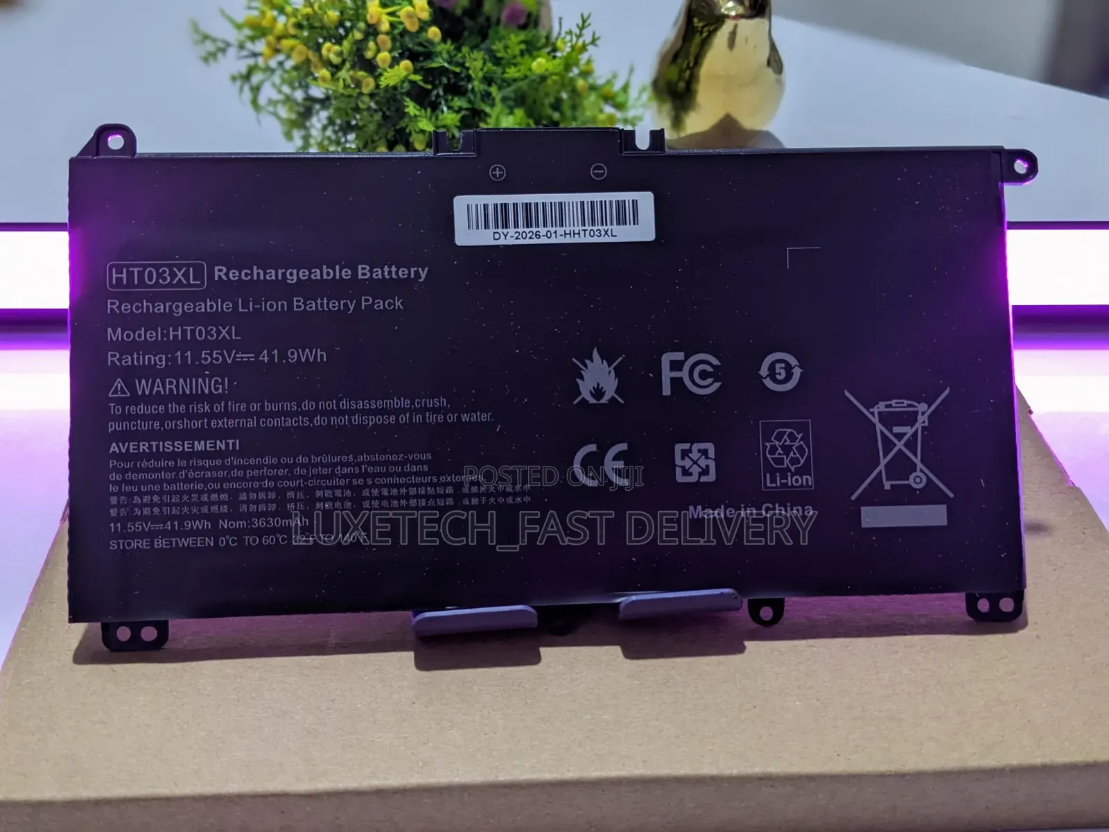 HP HT03XL Rechargeable Laptop Battery 11.55V 41.9Wh for Pavilion