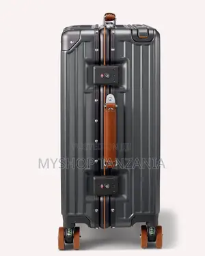 Aluminum-Framed Suitcase