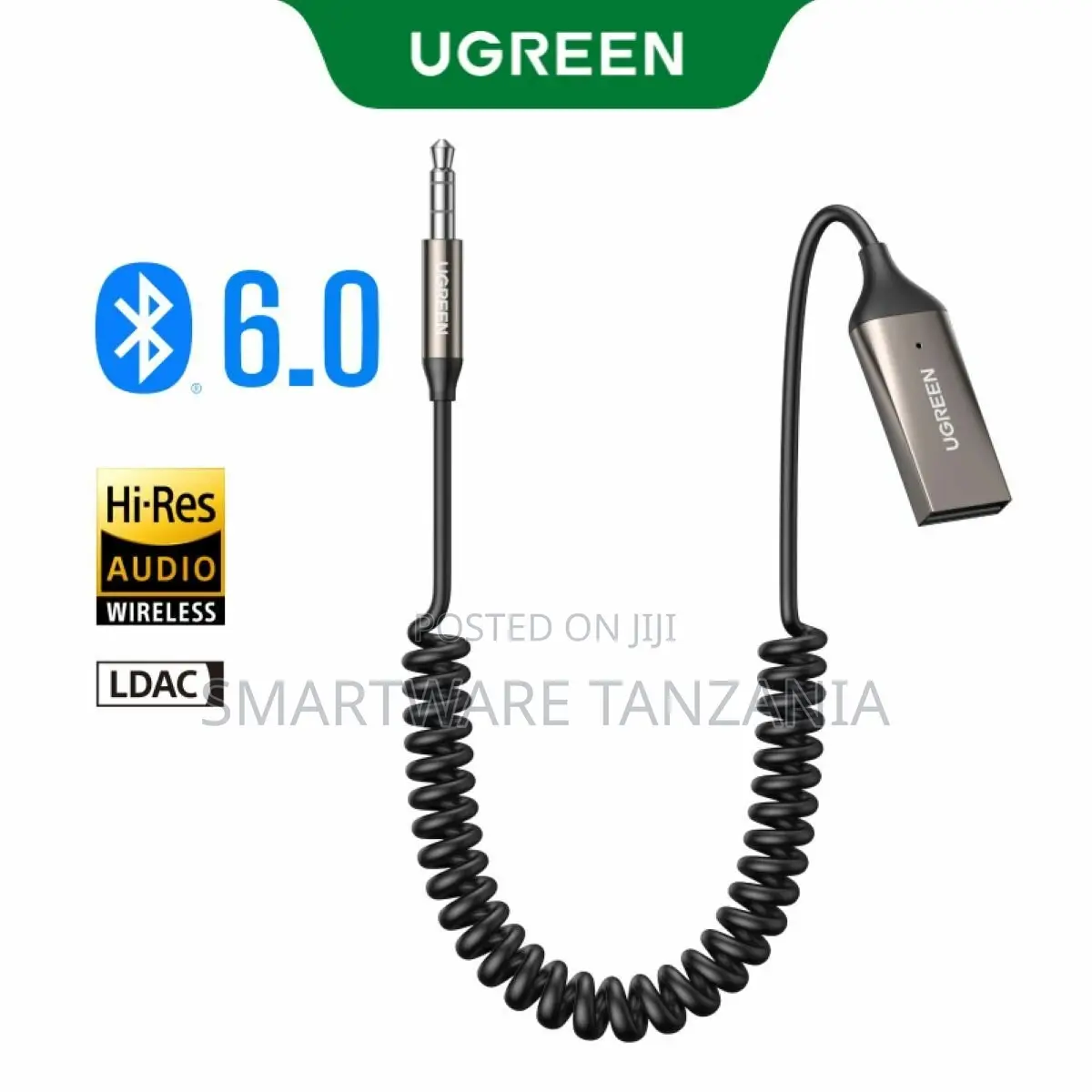 UGREEN Car Bluetooth Receiver Audio Adapter – BT521 – 85428