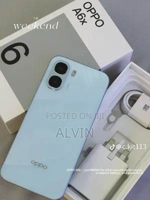 New Oppo A6x 128 GB Blue