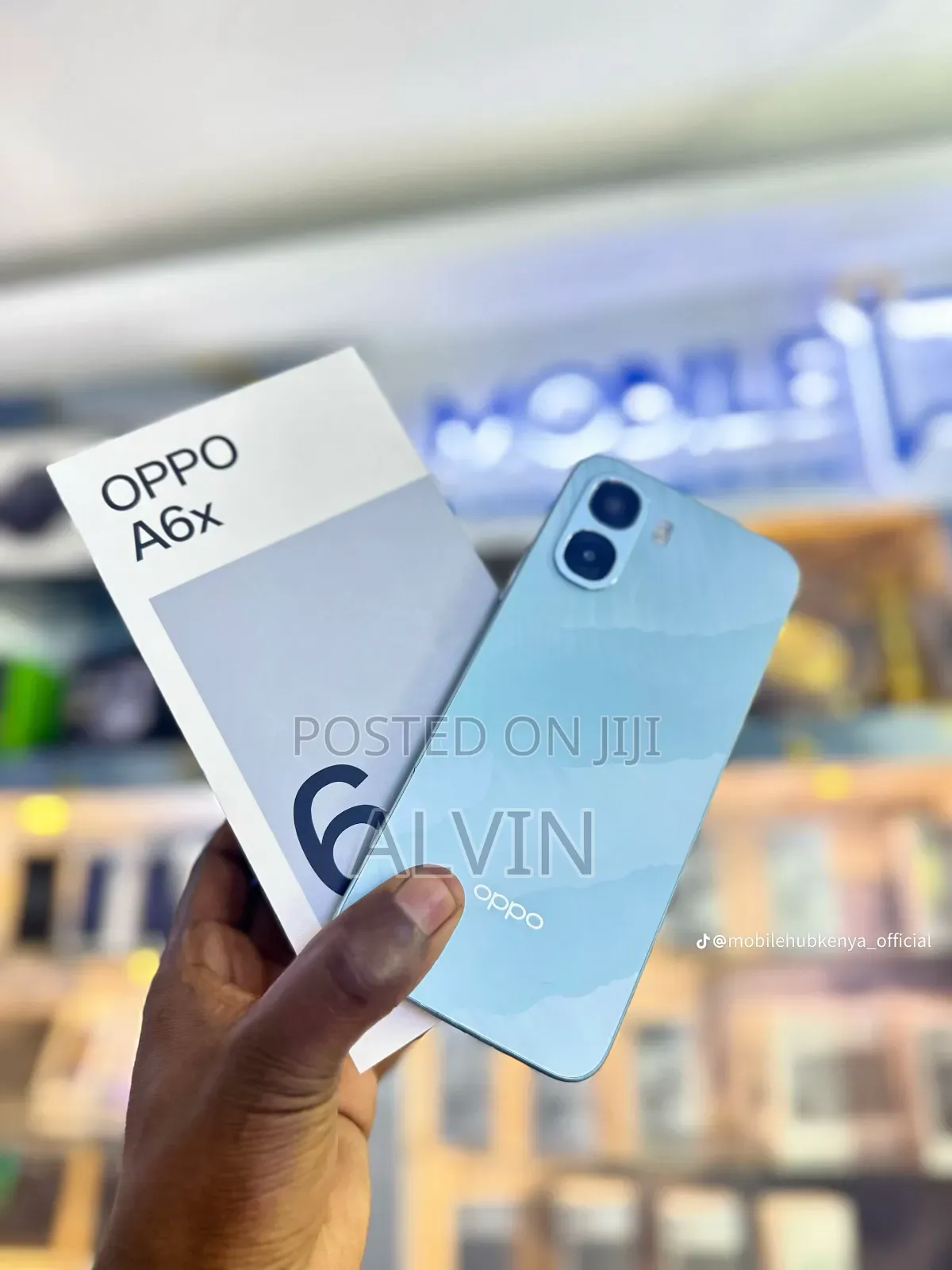 New Oppo A6x 128 GB Blue