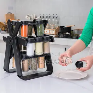 18-Pieces Rotating Spice Rack