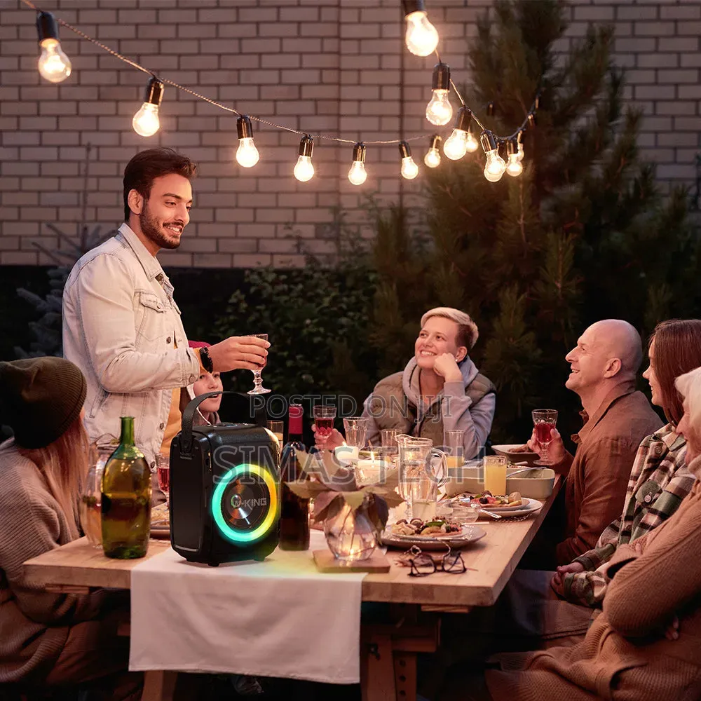 W-King T9S Karaoke Party Speaker With Dual Wireless Microphones