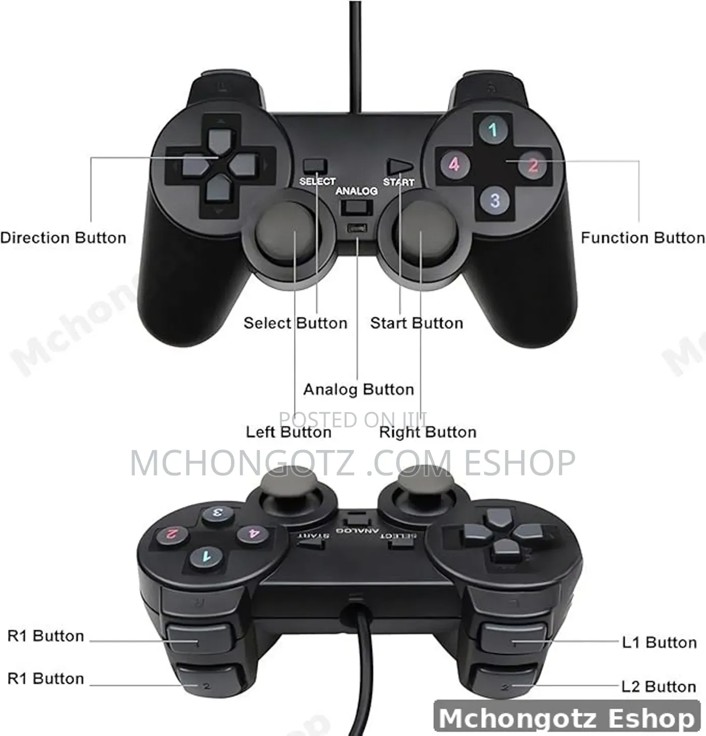 Ucom Single DualShock USB Gamepad Controller UCOM-704