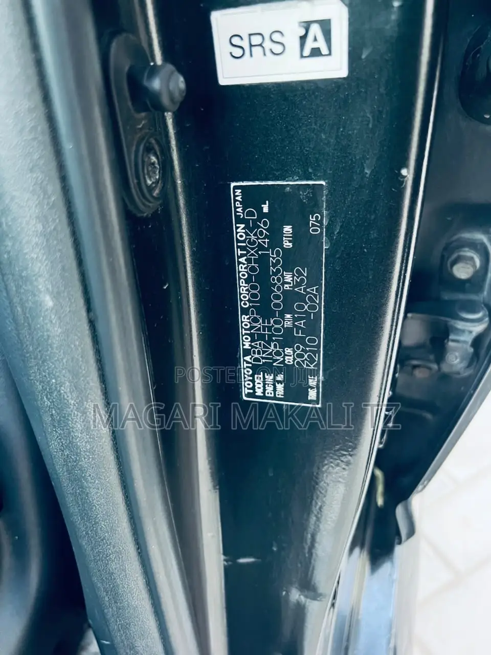 Toyota Ractis 1.5 AWD 2005 Black