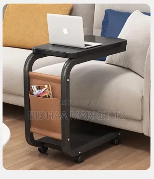 Rolling Side Table / Laptop Table)