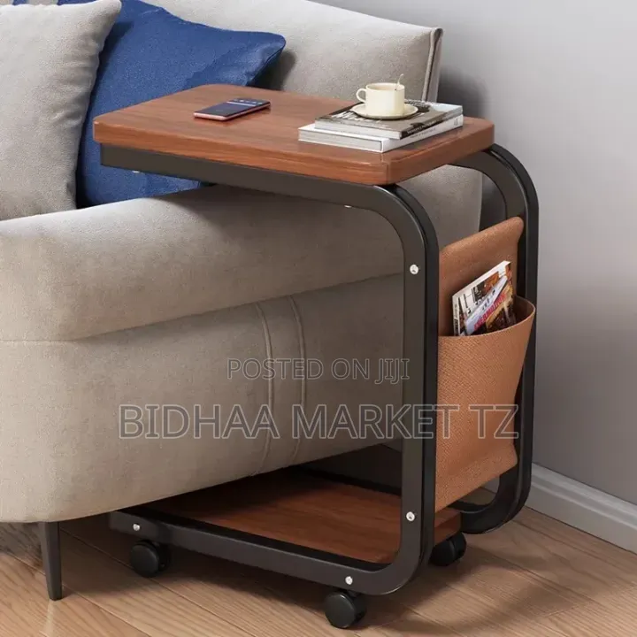 Rolling Side Table / Laptop Table)